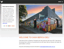 Tablet Screenshot of casaibericadeli.com.au